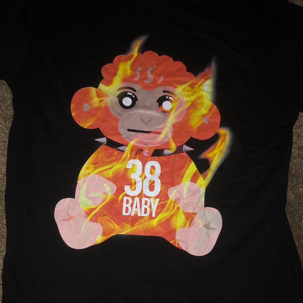 Flaming monkey yb shirt